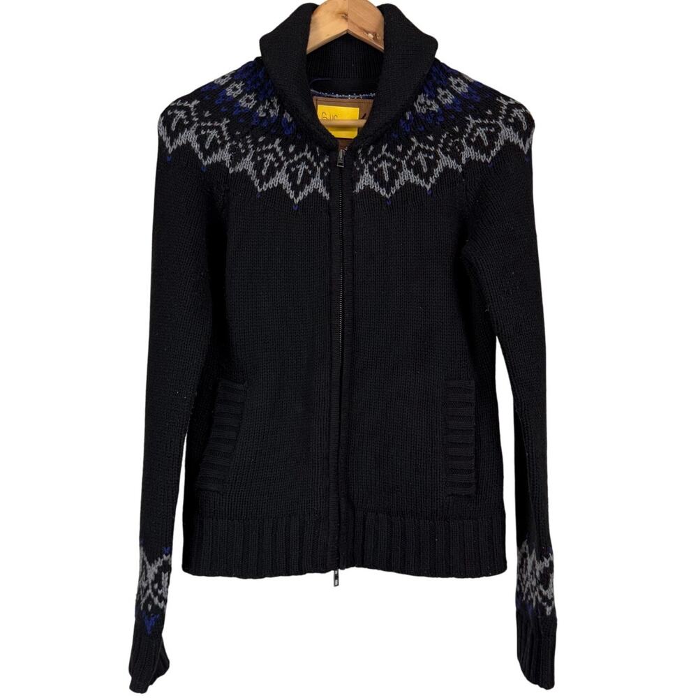 Roots Quality & Integrity Women's Wool Blend Full Zip Sweater Size Small GUC